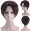 Cos Synthetic Short Hair Wig For Attack On Titan Characters High Temperature Fiber