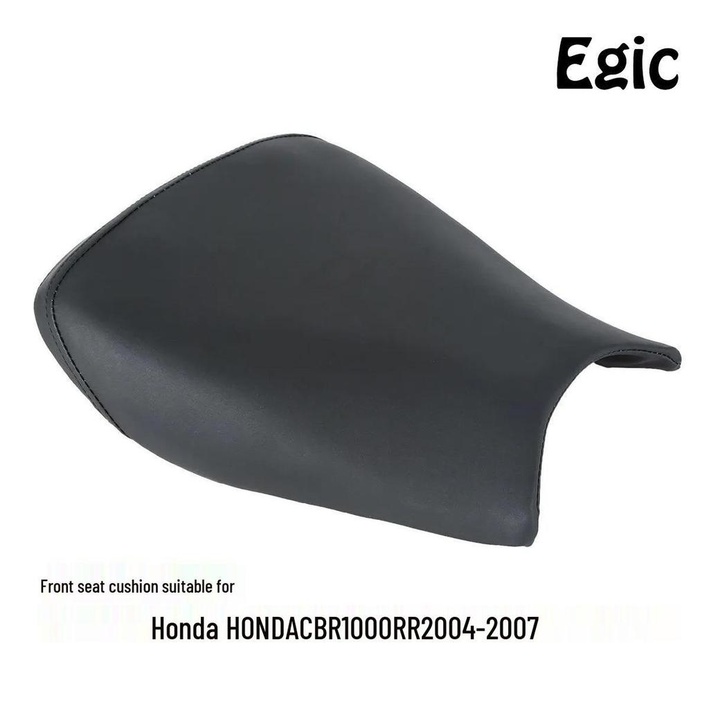 Черное кожаное переднее сиденье водителя Honda CBR1000RR (2004-2007)