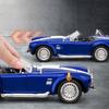 Моделирование 1:Классическая модель автомобиля Shelby AC Cobra в масштабе 22 из сплава со звуком и светом, коллекционная, литая металлическая миниатюра Voiture