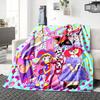 1Pc Colorful Circus Characters Blanket Soft Throw Blanket For Home Bedroom Bed Sofa Travel Office Solid Christmas Blanket