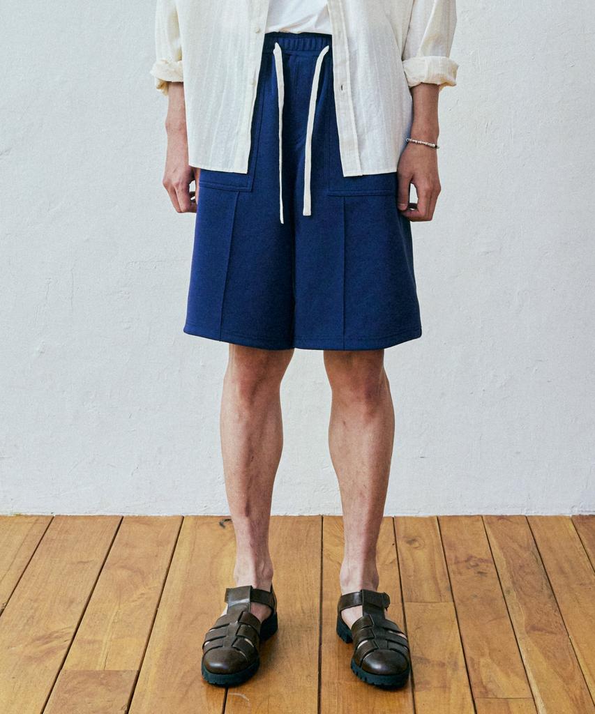 KND Front Seam Fatigue Shorts Navy