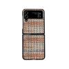 Чехол Findn3Flip Flip Складной Экран Мобильный Телефон для Samsung Zflip5 Плетеная Текстура Zflod4 Жесткий Простой
