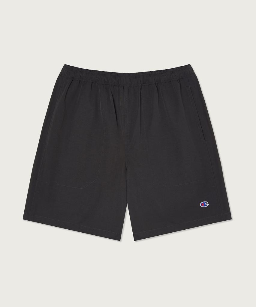 Champion Шорты с тканым логотипом C, угольные