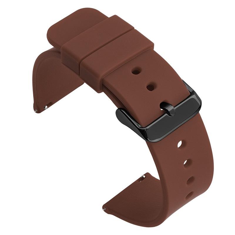 Silicone Watchband Strap Quick Release Band 12mm 14mm 16mm 18mm 19mm 20mm 21mm 22mm 24mm Universal Wristband Belt Accessories