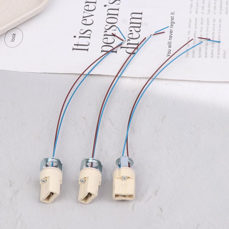 10/20Pcs G9 Light Bulb Socket Ceramic Lamp Base Holder Connector Led Halogen Light Led Lamp Bulb Holder Base Fixture