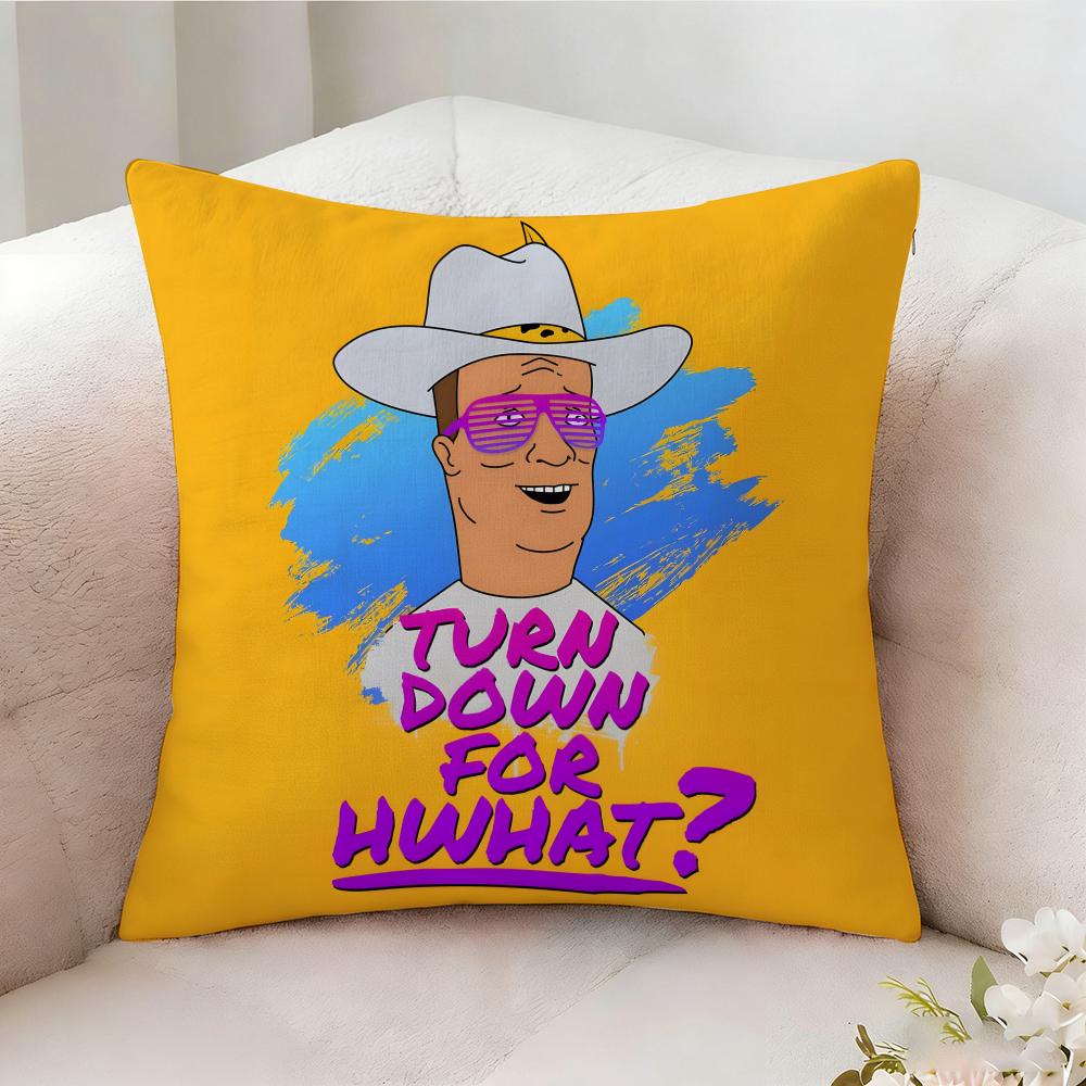 Kking Of The Hill Pillow Case Pillowcase Doublesided Printed Sofa Cushion Bedroom Headboard Pillow