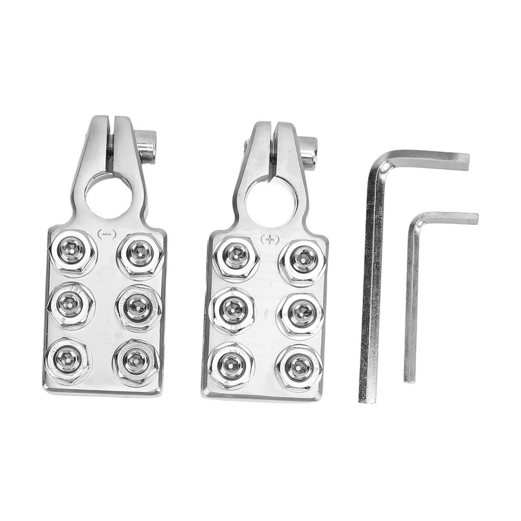 2 шт. 12-контактные клеммы аккумуляторных стоек, распределительный блок, шина 8AWG - 4/0(XL) AWG для SAE DIN EN Конический верхний штырь