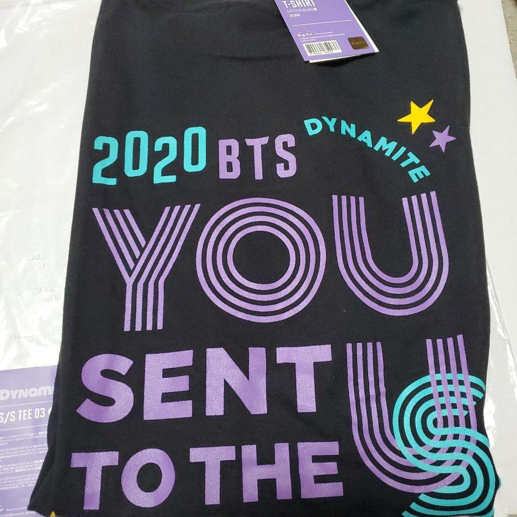 [USED] BTS Tumbler with Tag DYNAMITE T-shirt