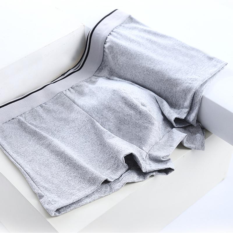 Big Size Men's Underwear Boxers Shorts Solid Color Undies Breathable Underpants L XL 2XL 3XL 4XL 5XL