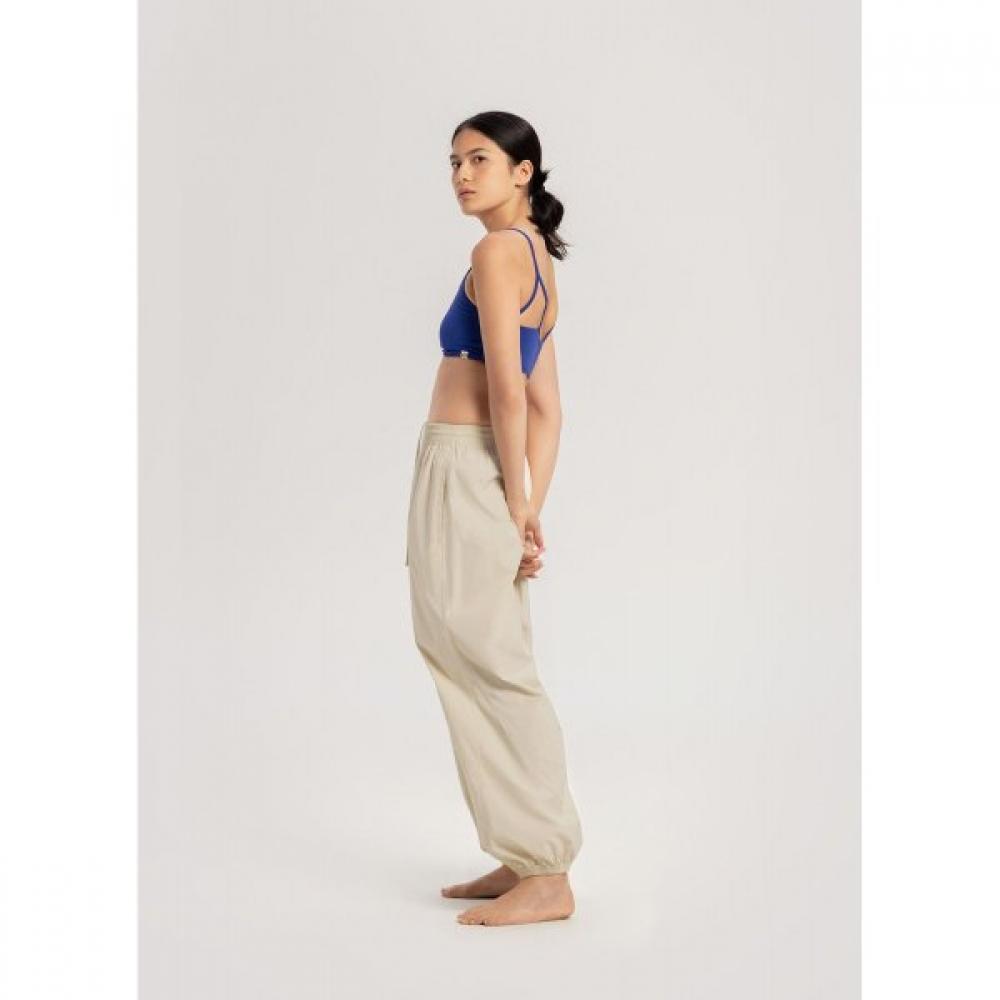 Budhi Mudra Diagonal Jogger Pants Bone White B61003apl44 V08