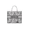 Сумка-тоут BookTote Soleil с вышивкой в стиле Jouy, Сумка для покупок, Сумка через плечо, Сумка-тоут, Большая женская, Белый и черный M1286ZECQ-M911