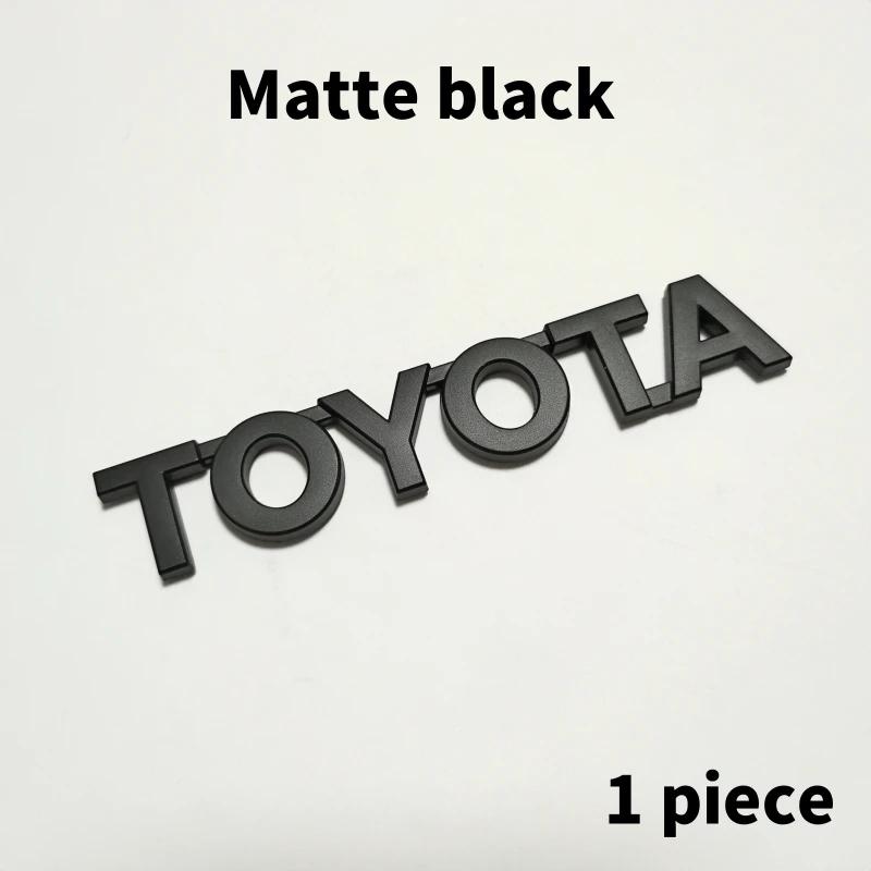 BBcr3 3D Toyota Car Emblem Badge Decals For Toyota Corolla Camry RAV4 Yaris CHR Auris Hilux Auto Styling Sticker Accessories