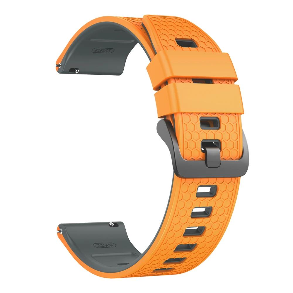 22 мм ремешок для часов TicWatch Pro 2021/3 Ultra LTE/GPS Силиконовый ремешок для TicWatch Pro GTW GTH2 GTX S2 E2 Спортивный браслет