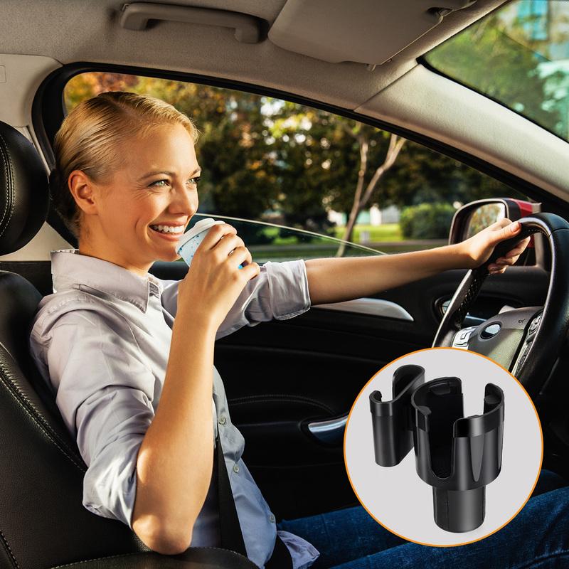 2-In-1 Car Water Cup Holder Storage Rack Beverage Holder Multifunctional Water Cup Holder In The Car Phone Holder