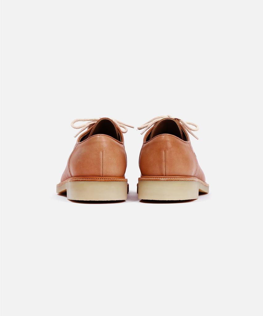 Custommood Cadiz Vegetable Tyrolean Derby Shoes (Indy Peach)