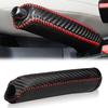 Genuine Leather Parking Brake Cover, Dedicated Design, Handbrake Protection, Anti-Slip, Compatible with Vehicles, Durable