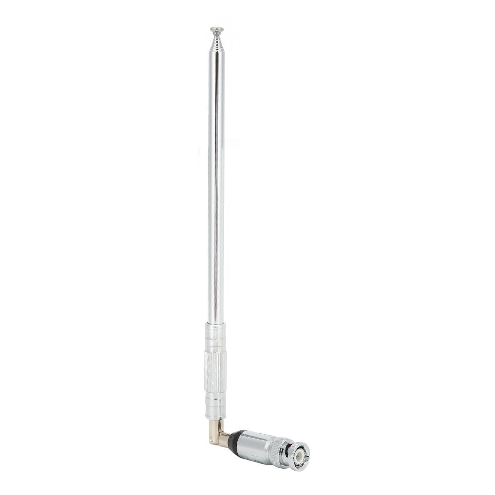 VHF UHF118‑136 Car Antenna Aerial Frequency Range Long Rod Bendable BNC Interface