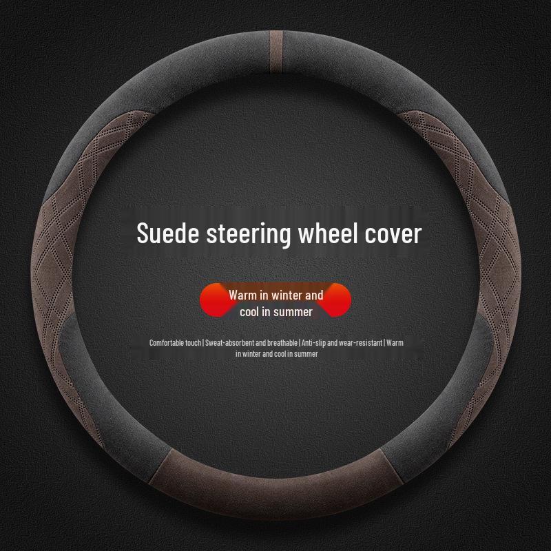 Steering Wheel Cover for Honda Accord: Compatible with 7th to 11th Generations, Winter Flocking Design