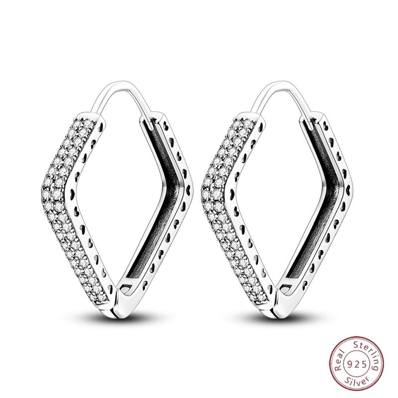 Серьги-кольца из серебра 925 пробы, минималистичные, золотые, круглые, модные, с застежкой-пряжкой с цирконием, свадебные украшения, подарок для женщин
