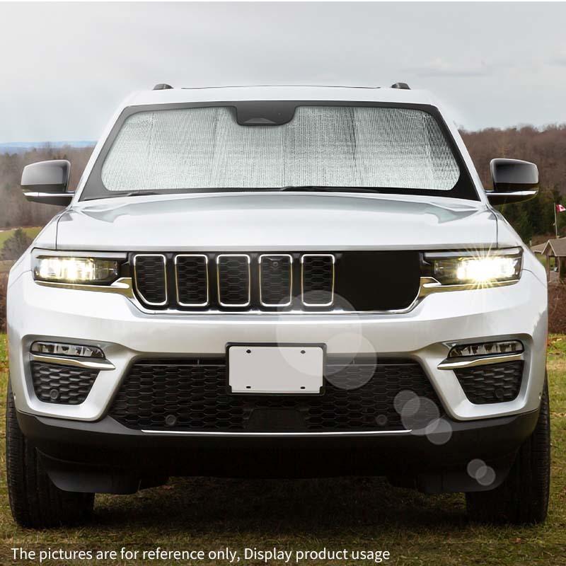 Подходит для Jeep Grand Cherokee 2022 года и выше, автомобильный передний солнцезащитный козырек на лобовое стекло, складной солнцезащитный козырек, аксессуары для интерьера автомобиля, 1 шт.