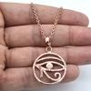 Ожерелье с подвеской Evil eye Design Твердая подвеска из стерлингового серебра 925 пробы с цепочкой Ювелирные изделия для женщин или девочек