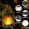 USB Rechargeable Camping Light 800 Lumens Garden Lantern Solar Flame Light  Camping Adventure