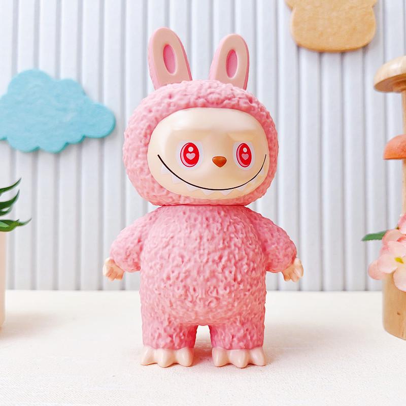 Labubu Cute Piggy Bank Figurine: Coin Storage Savings Jar for Children and Students