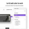 Logitech КОМБО ИКОНА ПОП Беспроводной набор клавиатуры и мыши