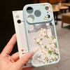 Чехол с узором из разноцветных цветов Для iPhone 17 Pro Max Для iPhone 16 15 14 13 Pro Max Роскошный Гибридный ТПУ+ПК Прозрачная Задняя Панель Жесткая Крышка