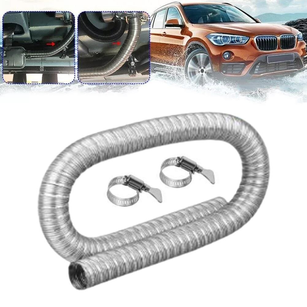 Двухслойная выхлопная труба из нержавеющей стали 60/100/150 Ir дизельный стояночный обогреватель труба выхлопной трубы из нержавеющей стали шланг для отвода газа