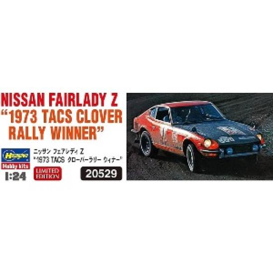 Hasegawa Nissan Fairlady Z 1973 Победитель ралли TACS Clover Сборная пластиковая модель 20529 1/24