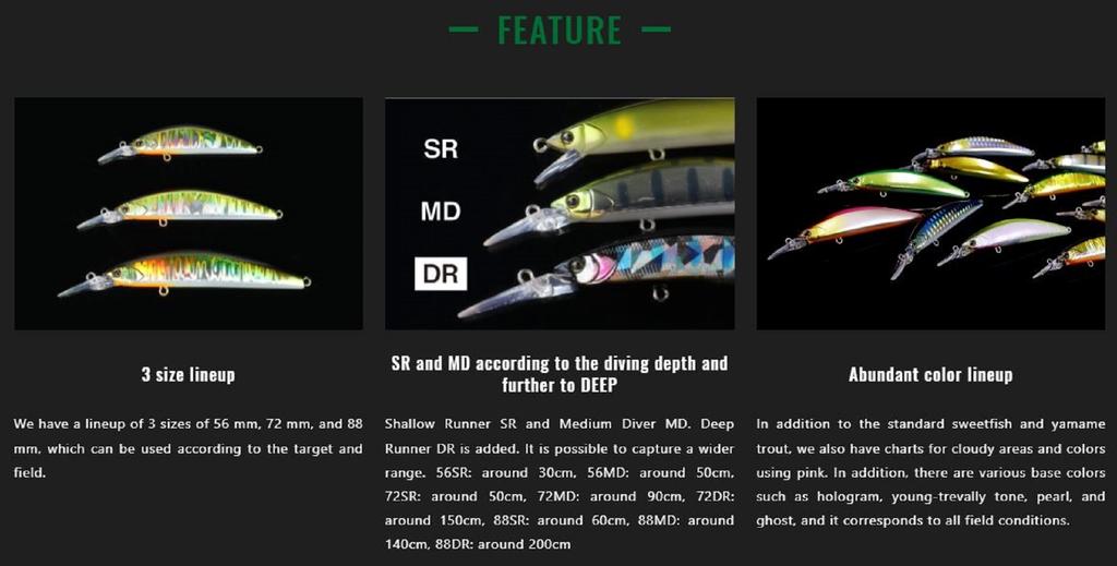 Jackall Плавающая приманка Timon Tricoroll GT 72 DR-F HL Copper Yamame (4069)