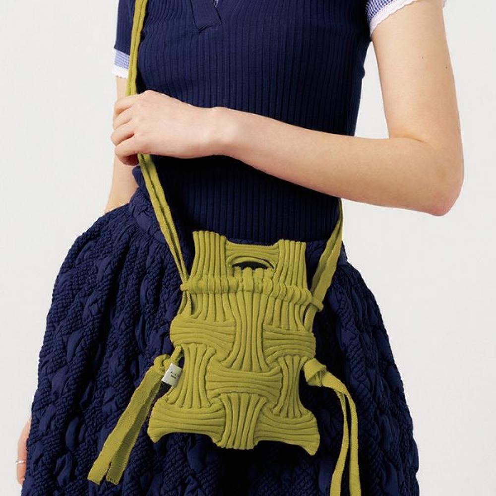 Pleatsmama Mini Crossbow Bag Olive