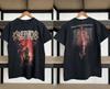 Kreator Thrash Metal Band Тур Черная Футболка с Принтом с Двух Сторон S-5XL UR323 Унисекс Футболка