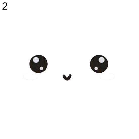 2шт прекрасный глаз/панда мультфильм светоотражающий автомобиль зеркало заднего вида наклейка наклейка декор