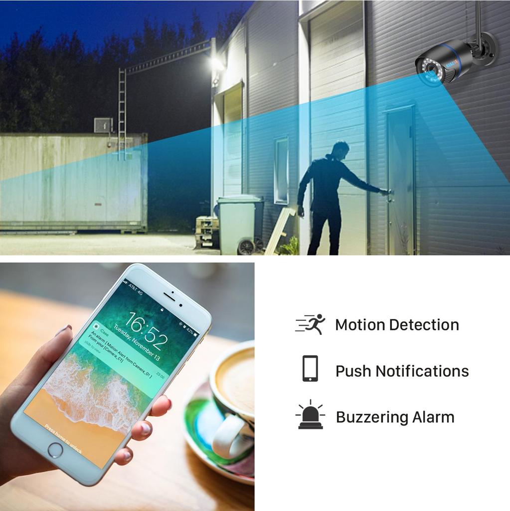 5-мегапиксельная IP-камера Wi-Fi, наружная ИК-камера ночного видения, 3-мегапиксельная аудио-беспроводная камера видеонаблюдения 1080P HD, детектор движения, ICSee, безопасность, Wi-Fi, IP-камера