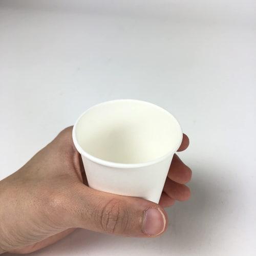 Sunnap Mini Commercial Cups, 90ml, 80 Pieces, White, Approx. 5.5 X 5.5 X 6cm
