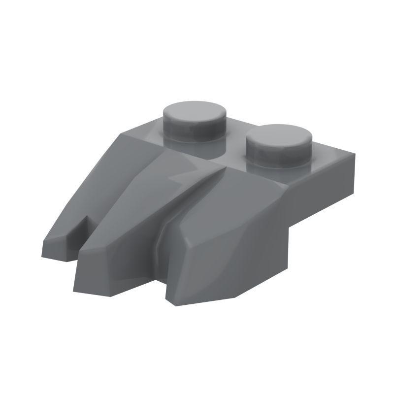 20 шт. Детали MOC 27261 Пластина Специальная 2 x 3 с камнями Совместимые кубики DIY Сборка Строительные блоки Частицы Детская головоломка Игрушка Подарок