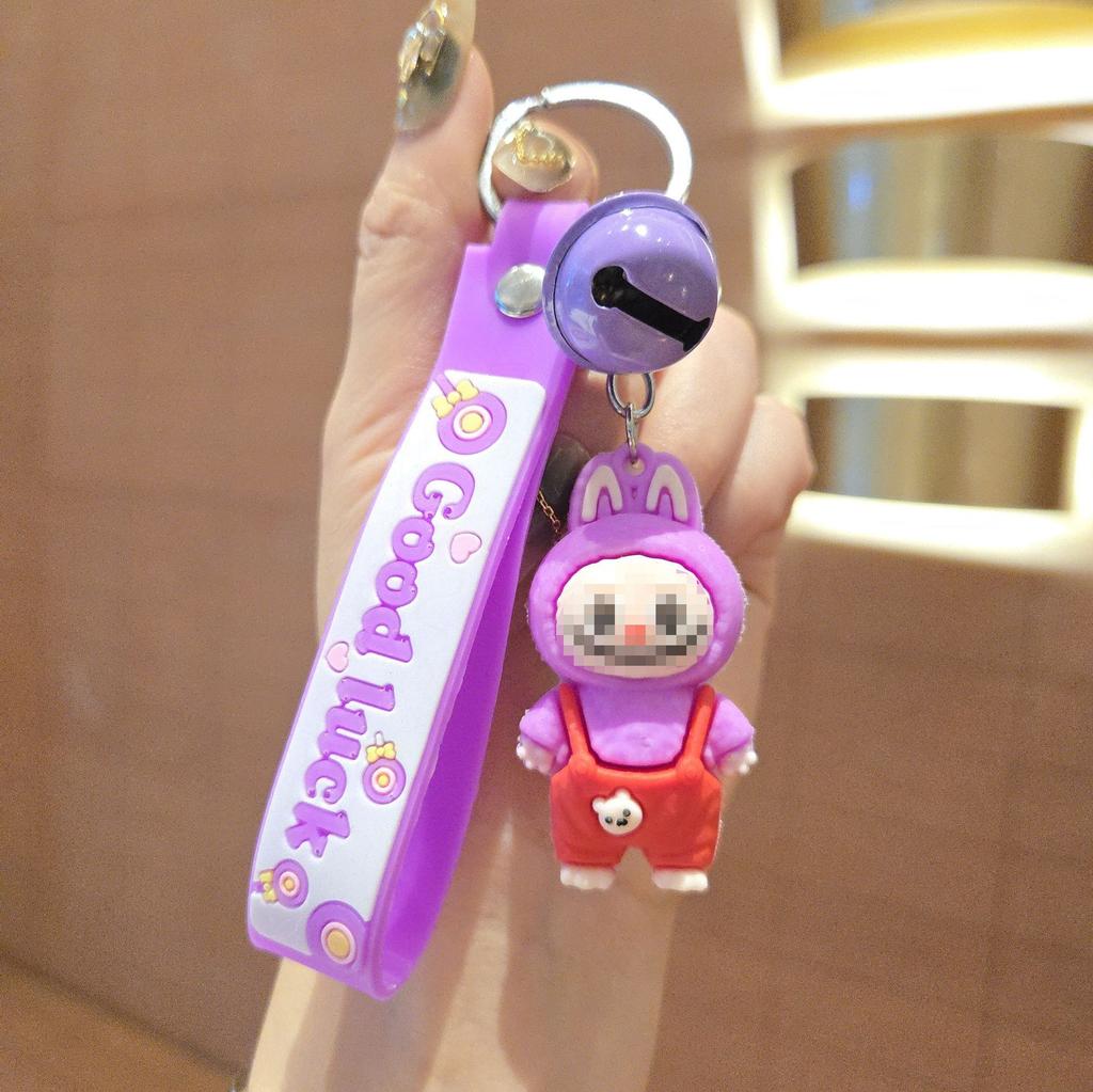 Cartoon Keychain Pendant, Wooden Stick Figure, Key Chain, Blind Box, Tide Play Pendant.