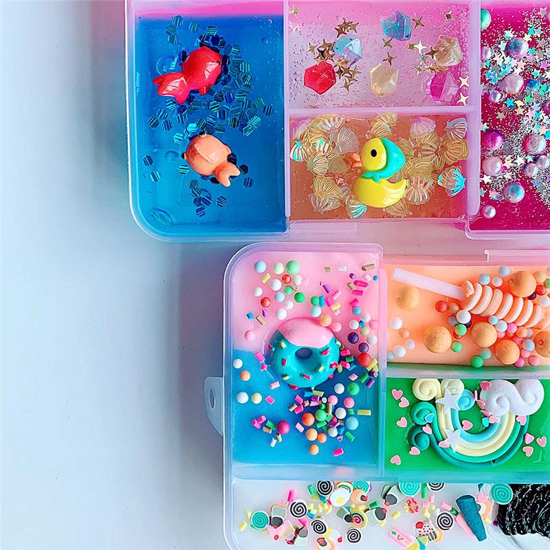 Soft Cute Stretchy Elasticity Slime Fluffy Foam Slime Kit Toys Gift