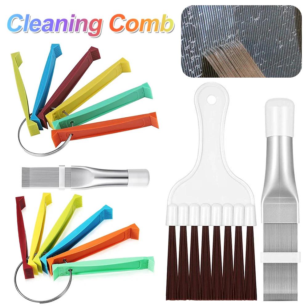 Air Conditioner Fin Cleaning Tool Home Cleaning Tool Coil Comb A/c Hvac Condenser Radiator Universal Folding Brush Cleaning Tool