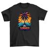Summer_53 Palm Tree Paradise T-shirt - Funny and Tropical! Unisex 100% Cotton Sh