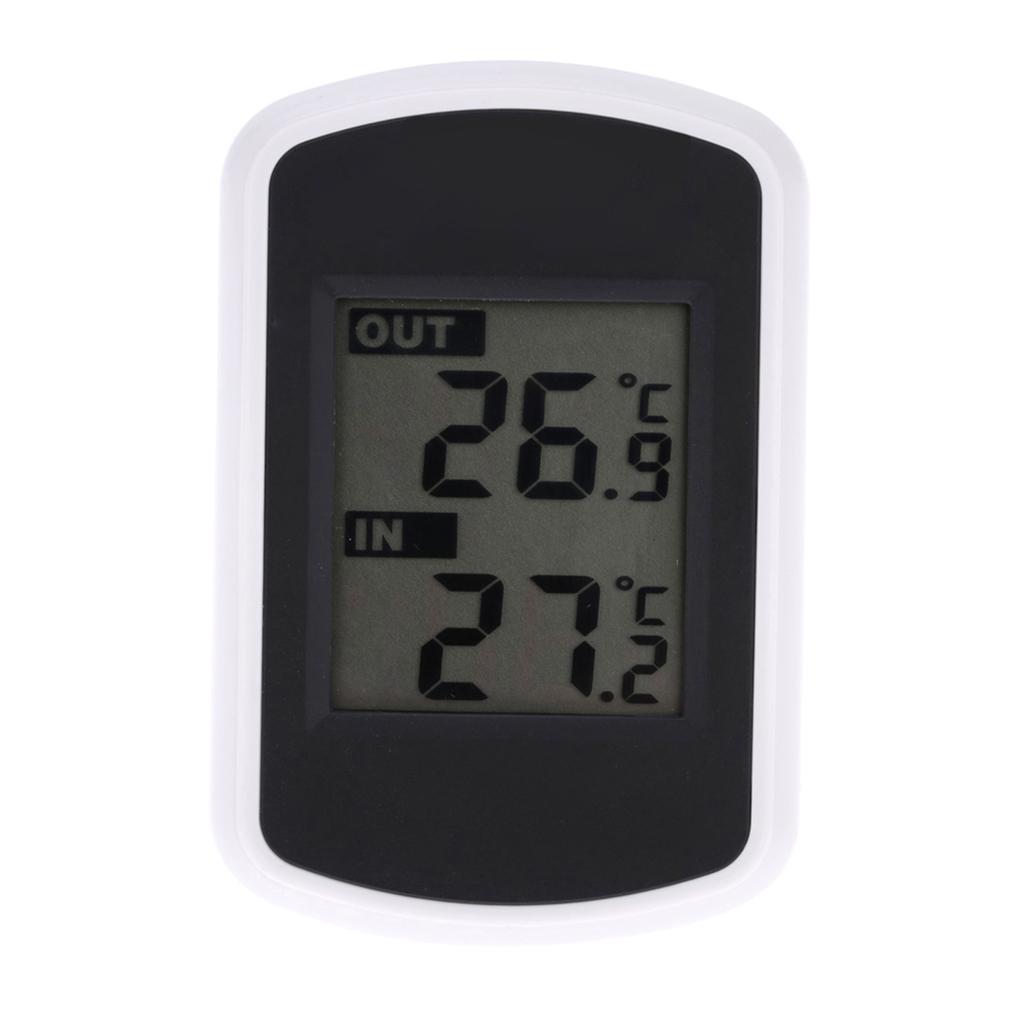 LCD Digital Wireless Indoor Outdoor Thermometer Temperature Measurement Ambient Weather Tester KTY