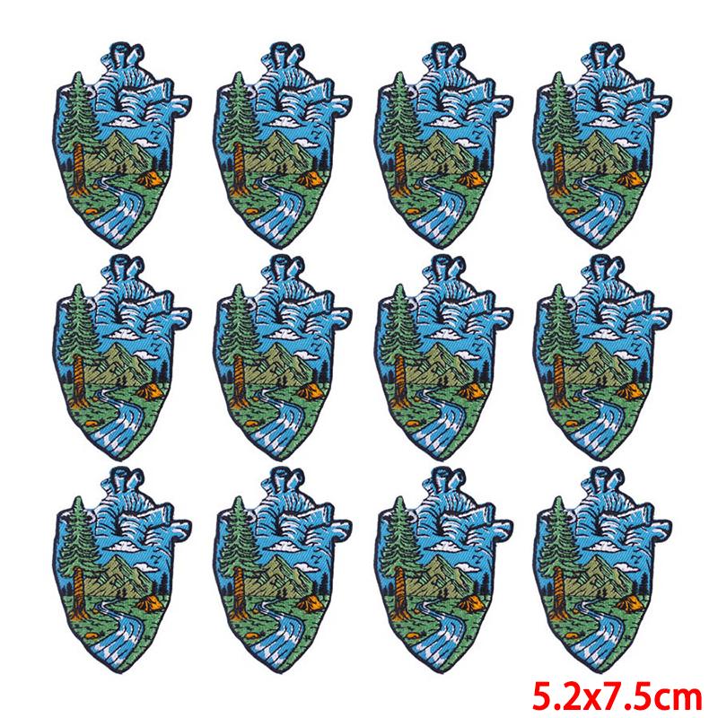 10 шт./лот, оптовая продажа, вышивка, железные нашивки для одежды, нашивки для одежды, куртки, декор, аппликация, принадлежности для шитья