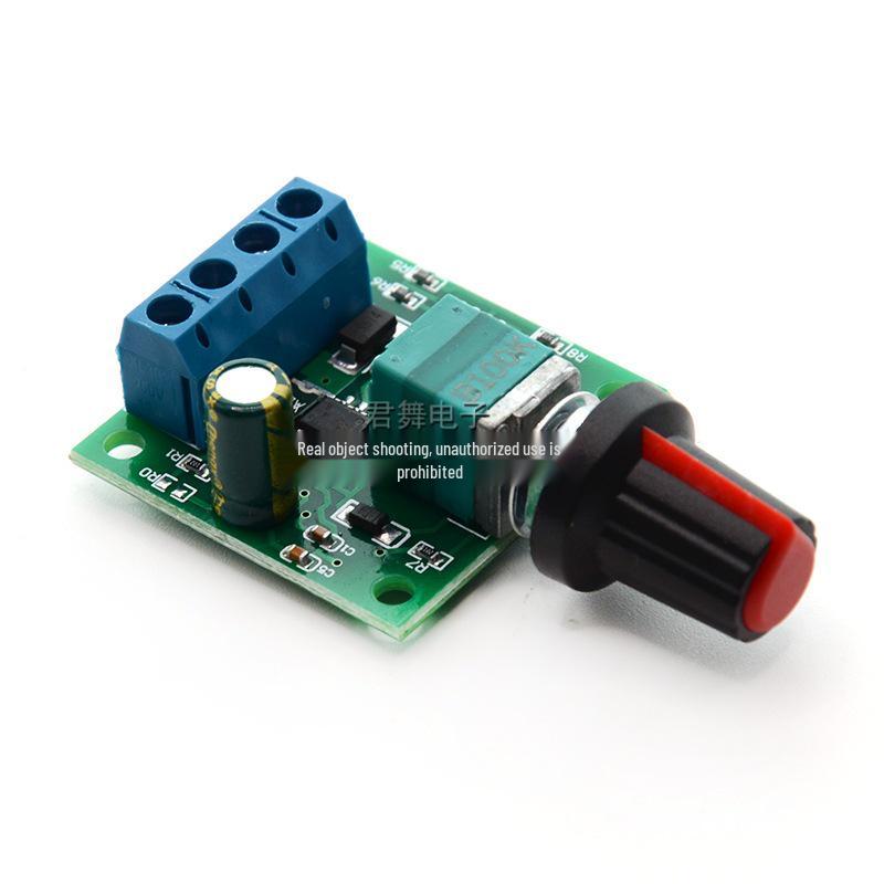PWM DC Motor Speed Controller 1.8-12V, 2A with Switch Function (1803BK)