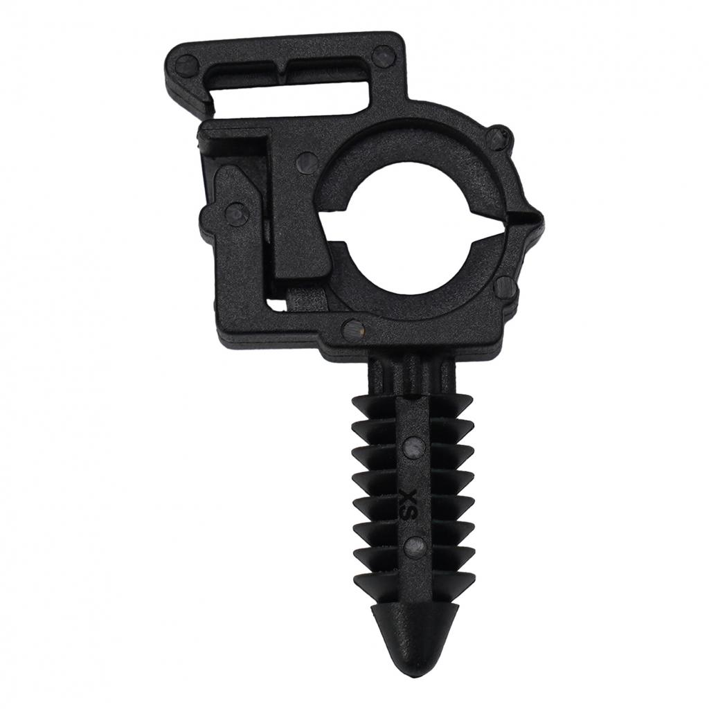 Comprehensive 45 Piece Kit of Push Mount Cable Zip Ties and Wire Harness Clips