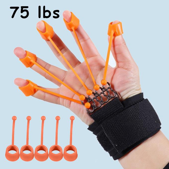 OLIKEI 10-75 фунтов силиконовый тренажер для сгибания и разгибания пальцев, усилитель рук, тренажер для йоги, реабилитации пальцев, захват для пальцев