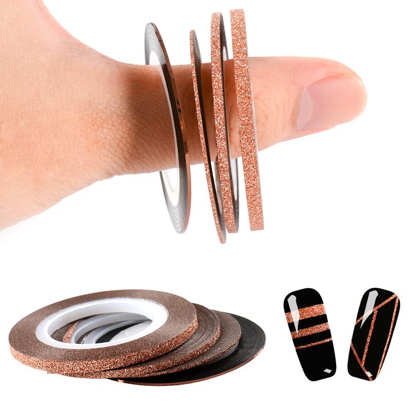 4 стиля, смешанный дизайн ногтей, полосатая лента, линия, DIY маникюр, украшение, дизайн, наклейки в рулонах