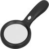 Illuminated Lighted Led Magnifying Glass 10X Handheld Magnifying Glass  For Seniors Reading