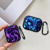 Чехол для Airpods 3 Pro2 Pro Pro3 2 4 1 Чехлы для наушников Обложка Фиолетовый Вихрь Абстрактное Искусство Бумага